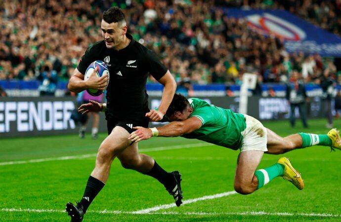 Unstoppable New Zealand triumphs over Ireland in a nail-biting Rugby World Cup showdown
