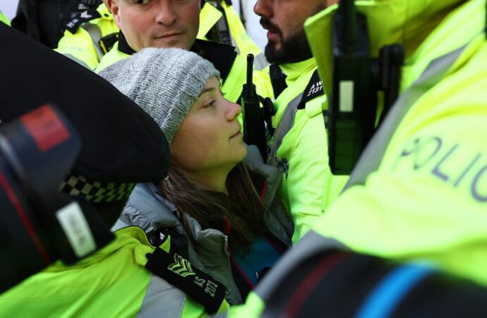 Greta Thunberg’s Arrest Sends Shockwaves Through London Climate Protest