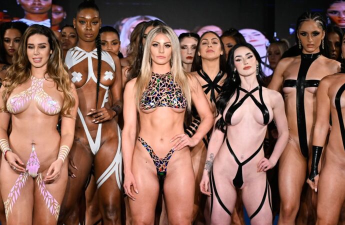 Daring Models Sizzle in Raunchy Black Tape Project Fashion Show