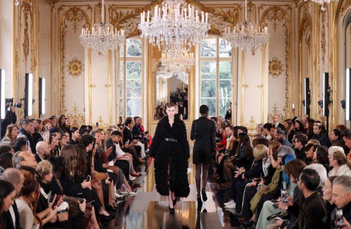 Valentino’s Opulent Black Study Steals Spotlight at Paris Fashion Week, McGirr Unveils McQueen Debut